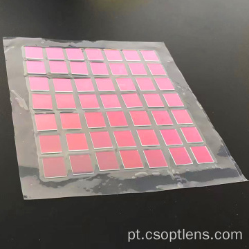 Filtro óptico passa longo de vidro colorido disponível em estoque